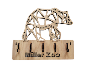 Porte cles mural Miller Zoo