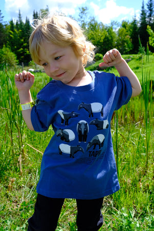 T-Shirt bleu Tapir - Enfant