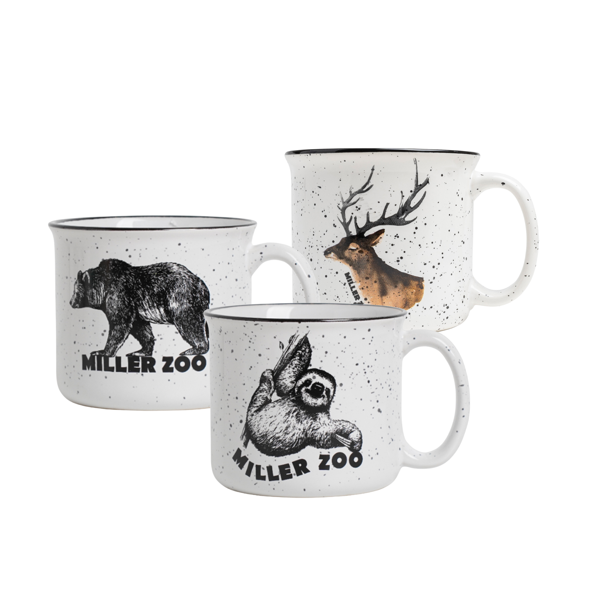 Tasse en céramique - Lémur - ours - Caribou