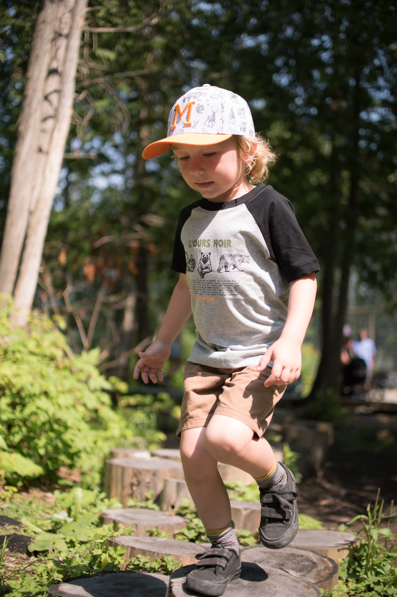 T-shirt enfant ours noir