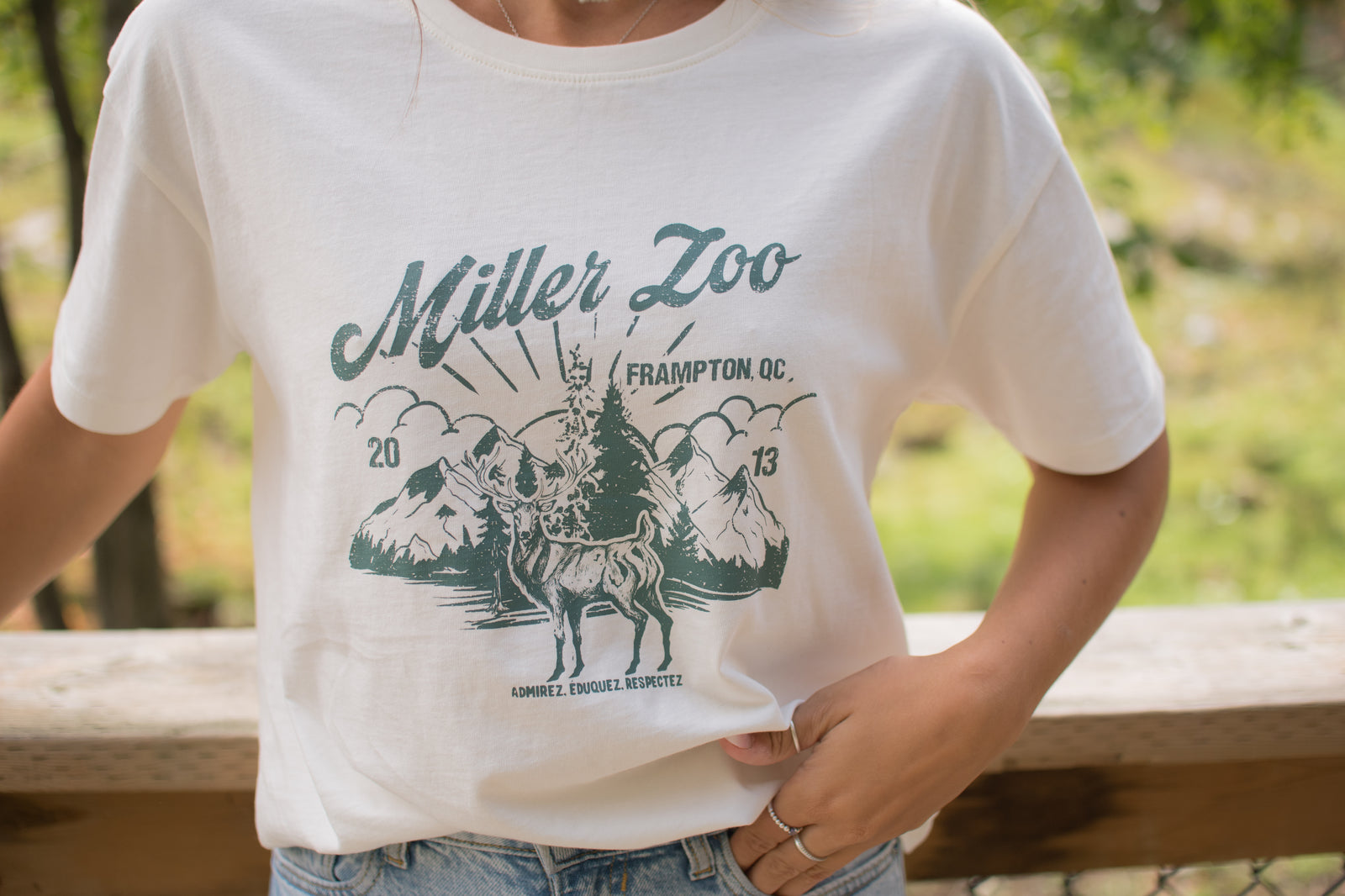 T-shirt femme cervidé