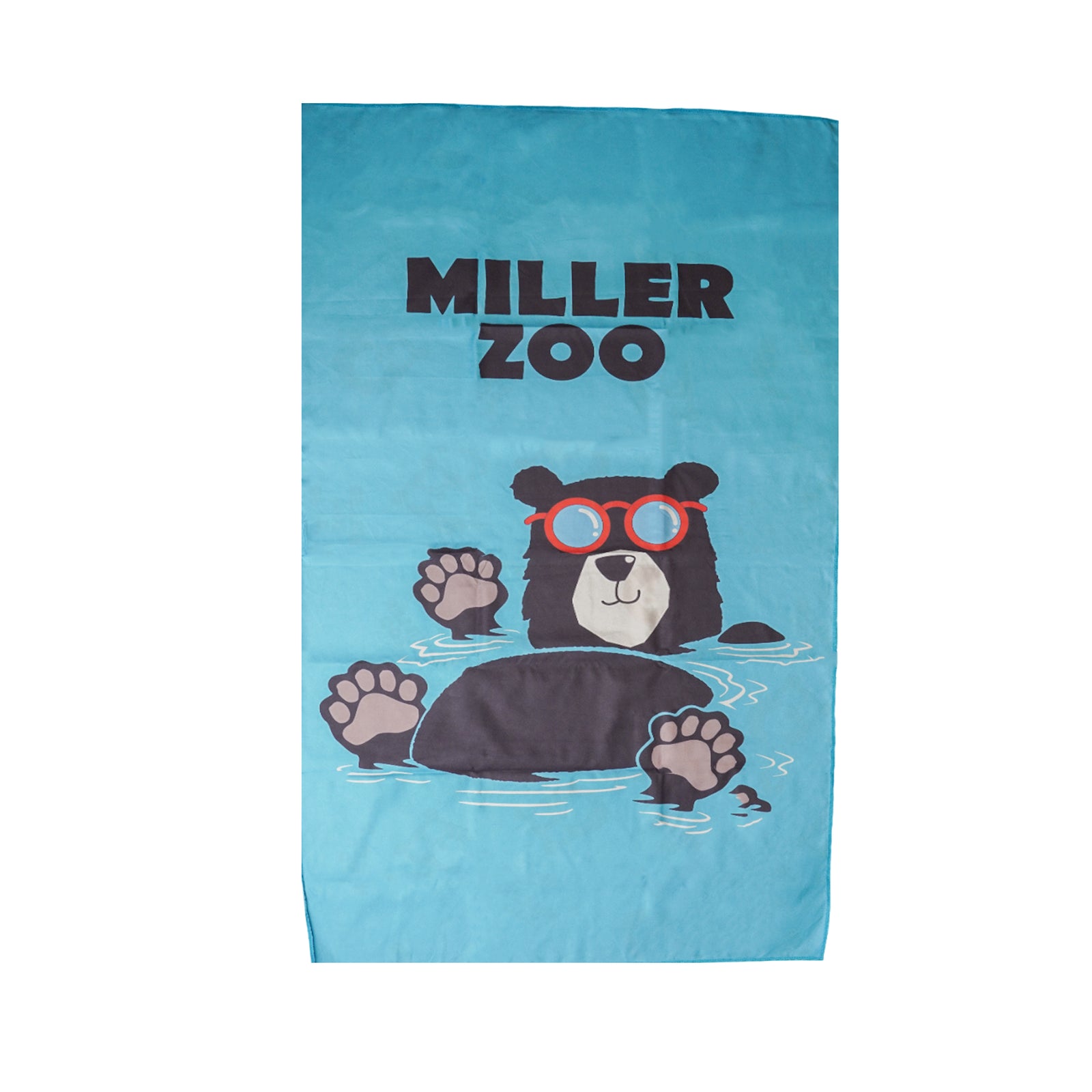 Serviette microfibre reversible Ours