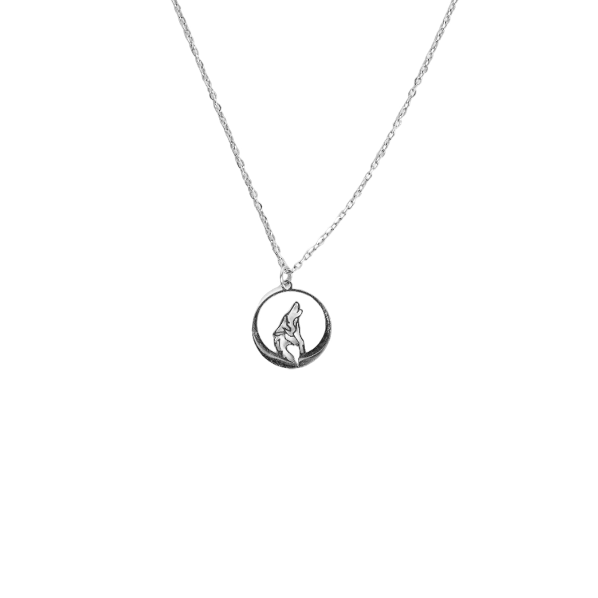 Pendentif Loup Argent