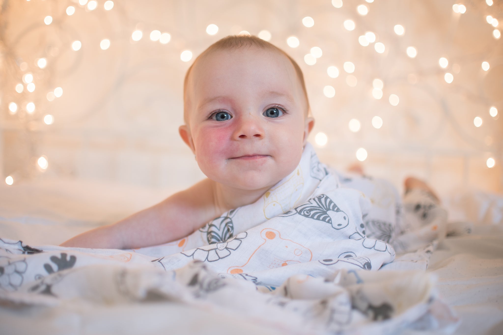 Couverture pour bébé en mousseline - Zoo de Granby - Boutique du